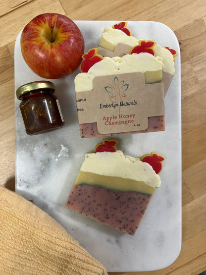 Apple Honey Champagne Artisan Soap