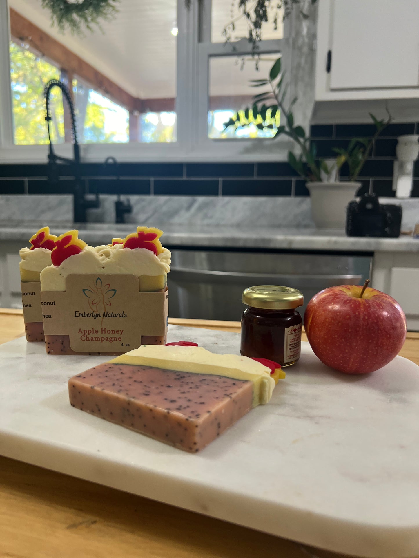 Apple Honey Champagne Artisan Soap