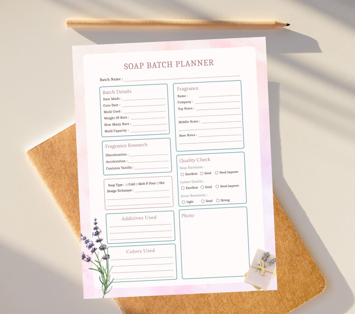 Soap Batch Planer